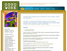 Tablet Screenshot of goodwork.org